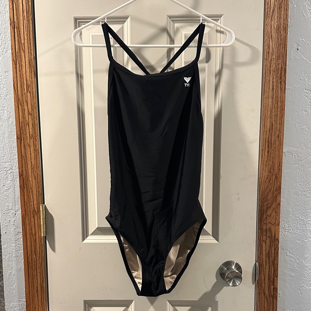 TYR Women's Classic Black One-Piece Swimsuit